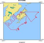 S-9-79-WG location map of where navigation equipment operated