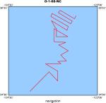 O-1-68-NC location map of where navigation equipment operated