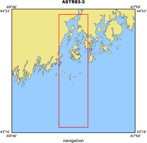83003 map of where navigation equipment operated