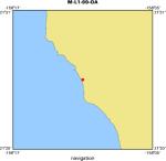 M-L1-99-OA location map of where navigation equipment operated