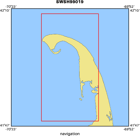 99019 map of where navigation equipment operated