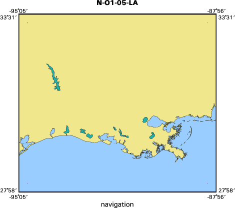 N-O1-05-LA map of where navigation equipment operated