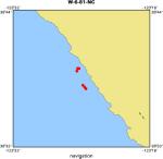 W-6-81-NC location map of where navigation equipment operated