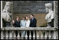 Mrs. Laura Bush is seen Friday, June 13, 2008, during a tour of the Mattei Palace in Rome. White House photo by Shealah Craighead