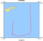 L-8-83-SP location map of where navigation equipment operated