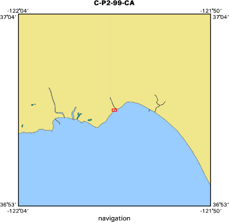 C-P2-99-CA map of where navigation equipment operated