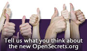 Tell us what you think about the new OpenSecrets.org