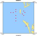 93SSF01 location map of where navigation equipment operated