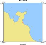 H-A1-99-OA location map of where navigation equipment operated