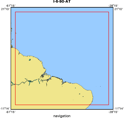 I-6-90-AT map of where navigation equipment operated