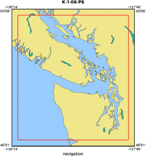 K-1-06-PS map of where navigation equipment operated