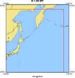 B-1-68-WP location map of where navigation equipment operated