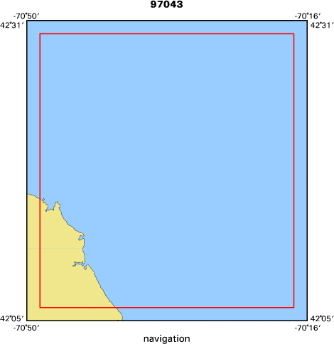 97043 map of where navigation equipment operated