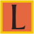 Alphabet letter L