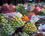 food at a produce market