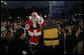 Santa Claus arrives on the Ellipse in Washington, D.C., Thursday, Dec. 6, 2007, for the lighting of the National Christmas Tree. White House photo by Shealah Craighead