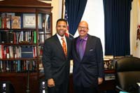 Congressman Jackson and Tom Joyner