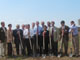 Congressman Visclosky joins with community leaders from Rennselaer as well as officials from the Iroquois Bio Energy Company to celebrate the groundbreaking of the new ethanol plant that will be built in Rennselaer.