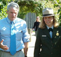 This is an image of Congressman Baird touring a local scenic area.  Click to view the Environment page of the issues section.