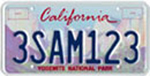 Photo of theYosemite Foundation License Plate