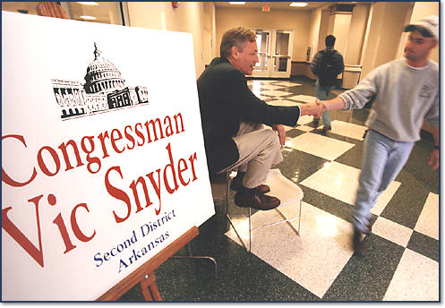 Congressman Vic Snyder with Constituents