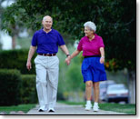 Couple walking