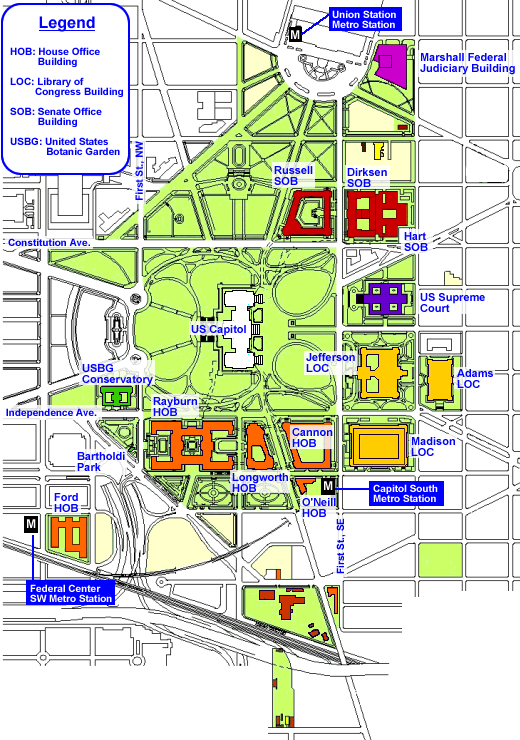 Capitol Hill Map