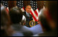 President George W. Bush delivers remarks at the White House Forum on International Trade and Investment Tuesday, Nov. 6, 2007, in the Dwight D. Eisenhower Executive Office Building in Washington, D.C. White House photo by Joyce N. Boghosian