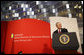 President George W. Bush delivers remarks Wednesday, Nov. 19, 2008, in honor of the reopening of the National Museum of American History in Washington, D.C. White House photo by Eric Draper