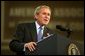 President George W. Bush gives remarks to the American Associations of Community Colleges annual convention in Minneapolis, Minn., Monday, April 26, 2004.   White House photo by Paul Morse