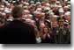 Photo: President Bush speaks to the troops and personnel at Norfolk Naval Air Station.