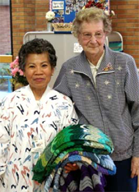 Blankets donated for veterans