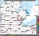 Local Radar for Detroit/Pontiac, MI - Click to enlarge