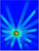 Acuros calculated dose field