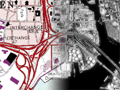 Topographic map and air photo of New Haven, Ct