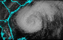 hurricane aerial view