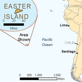 Map - Easter Island