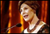 Laura Bush delivers remarks at the 2003 National Book Festival Gala Performance and Dinner at the Library of Congress Oct. 3, 2003, in Washington, D.C.