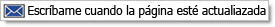 Sobre de subscripciones por correo electrónico