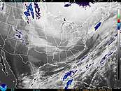 Latest Infrared Image from GOES12 - Click to enlarge