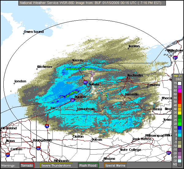 Current Buffalo Radar - Click to Enlarge