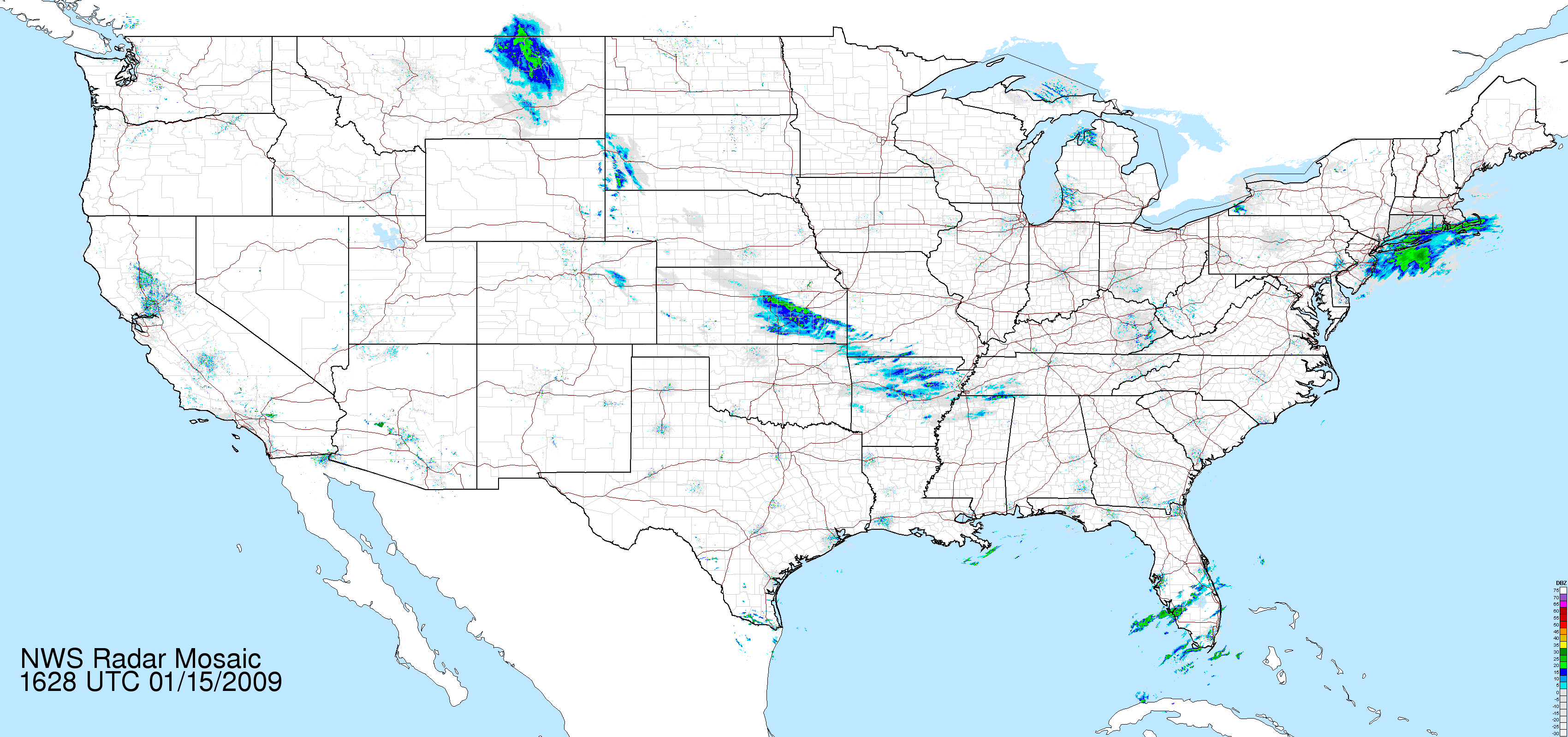 National Mosaic Radar Image: Full Resolution