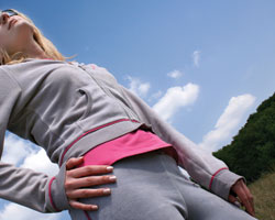 woman outdoors against sky