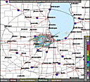 Local Radar for Chicago, IL - Click to enlarge