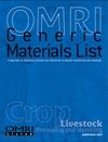 OMRI Generic Materials List