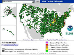 AHPS map