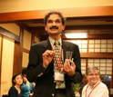 Photo of Himanshu Jain, director of Lehigh's IMI, lecturing at the Winter School.