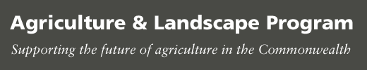 Agriculture & Landscape Program