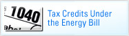 Federal Tax Credits for Energy Efficiency