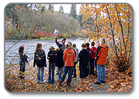 School Kids Learning at McGregor Park Riverside